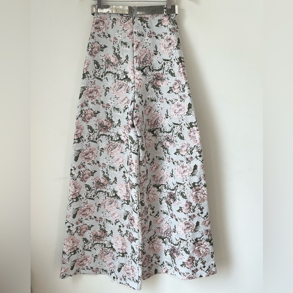 IEENA FOR MAC DUGGAL 2-Piece Floral Crop top Wide Leg Pants Set - Picture 8 of 11